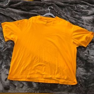 Yellow oversized footlocker shirt